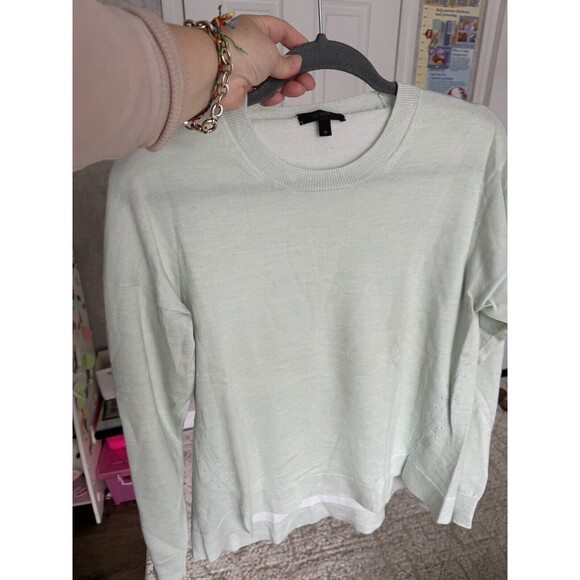 NWOT J.Crew Merino Wool Mint Medium Women’s Sweater - Picture 8 of 8